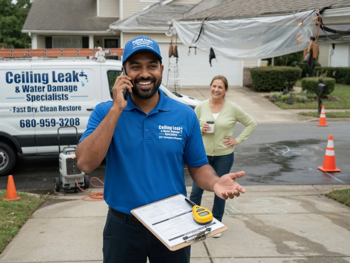 Ceiling Leak Cleanup Glassport, PA FAQs